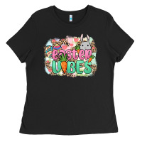Black Easter vibes Easter Day Ladies Tee - HowdyJamesFarm