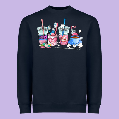 Dentist Coffee Cups Heavyweight Sweatshirt Designed By Adodesignshop