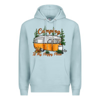 Blue Mist camping is my happy place Premium Hoodie - SublimationCraftShop