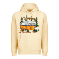Pina Colada camping is my happy place Premium Hoodie - SublimationCraftShop