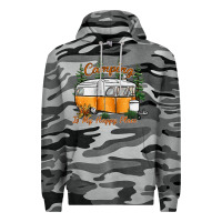 Slate Camo camping is my happy place Premium Hoodie - SublimationCraftShop