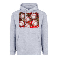 Heather Grey baseball christmas background Heavyweight Hoodie - AdoDesignShop