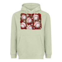 Matcha baseball christmas background Heavyweight Hoodie - AdoDesignShop