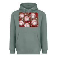 Sage baseball christmas background Heavyweight Hoodie - AdoDesignShop