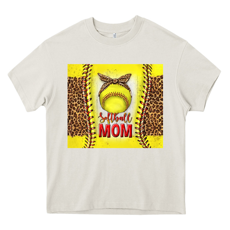 Softball With Leopard Tumbler Tbs Heavy Core Tee by TumblerDesignByShophia | Teevron