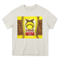 Cream softball with leopard tumbler tbs Heavy Core Tee - TumblerDesignByShophia