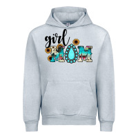 Heather Grey girl mom Urban Hoodie - JahusDesignShop
