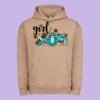Girl Mom Urban Hoodie Designed By Jahusdesignshop
