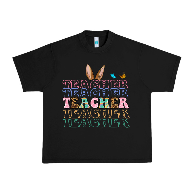 Easter Bunny Teacher Urban Heavy Tee by OliviaCreatesArt | Teevron