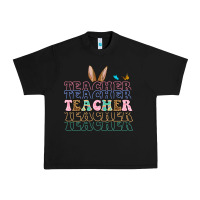 Black Easter bunny Teacher Urban Heavy Tee - OliviaCreatesArt