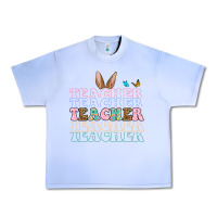 Grape Ice Easter bunny Teacher Urban Heavy Tee - OliviaCreatesArt