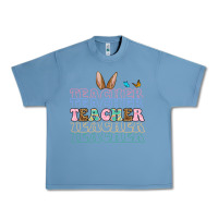 Pebble Blue Easter bunny Teacher Urban Heavy Tee - OliviaCreatesArt