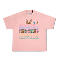 Salmon Easter bunny Teacher Urban Heavy Tee - OliviaCreatesArt