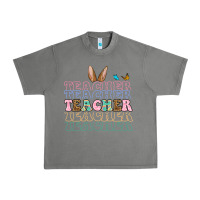 Tornado Easter bunny Teacher Urban Heavy Tee - OliviaCreatesArt