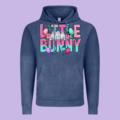 Little Bunny Easter Vintage Hoodie Designed By Bundleandbundleshop