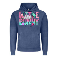 Vintage Denim Little Bunny Easter Vintage Hoodie - BundleAndBundleShop