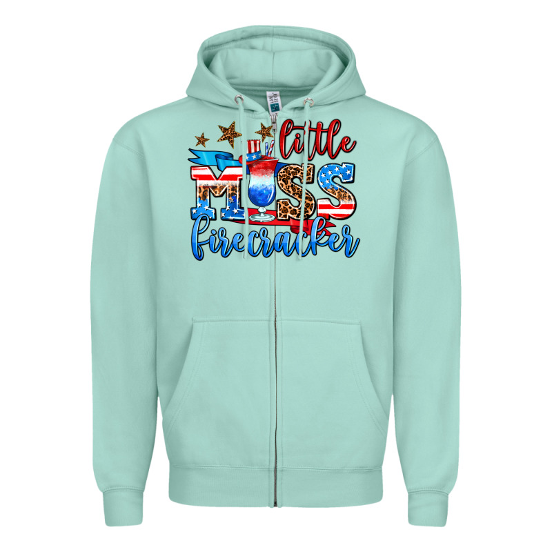Little Miss Firecracker Zipper Hoodie by AdoDesignShop | Teevron