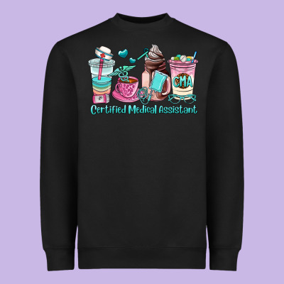 Certified Medical Assistant Coffee Cup Heavyweight Sweatshirt Designed By Adodesignshop