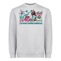 Heather Grey certified medical assistant coffee cup Heavyweight Sweatshirt - AdoDesignShop