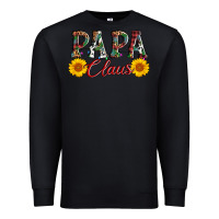 Black papa claus Premium Sweatshirt - AdoDesignShop