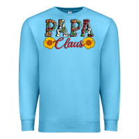 Ocean Blue papa claus Premium Sweatshirt - AdoDesignShop