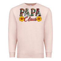 Pale Pink papa claus Premium Sweatshirt - AdoDesignShop