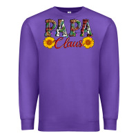 Purple papa claus Premium Sweatshirt - AdoDesignShop