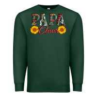 Sports Green papa claus Premium Sweatshirt - AdoDesignShop