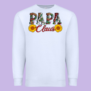 Papa Claus Premium Sweatshirt Designed By Adodesignshop