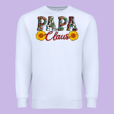 Papa Claus Premium Sweatshirt Designed By Adodesignshop