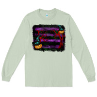 Matcha halloween witch hat backround Long Sleeve Tee - RanaPortraitStore