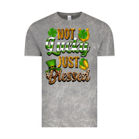 Cloud Rock St. Patrick's Not lucky just blessed Vintage Tee - OliviaCreatesArt