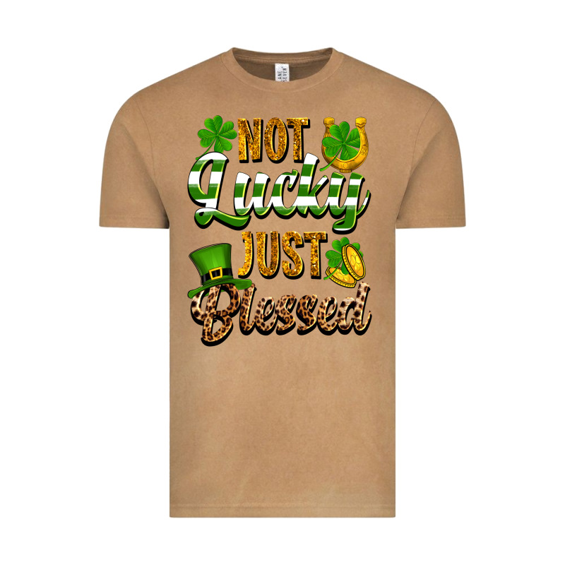 St. Patrick's Not Lucky Just Blessed Vintage Tee by OliviaCreatesArt | Teevron