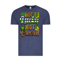 Vintage Denim St. Patrick's Not lucky just blessed Vintage Tee - OliviaCreatesArt