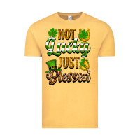 Vintage Mustard St. Patrick's Not lucky just blessed Vintage Tee - OliviaCreatesArt