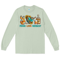 Matcha Peace Love Whiskey Long Sleeve Tee - BundleAndBundleShop
