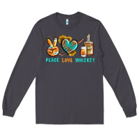Smoke Peace Love Whiskey Long Sleeve Tee - BundleAndBundleShop