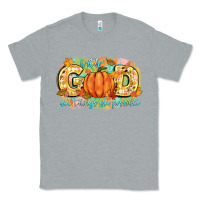 Heather Grey with god all things are possible Classic Tee - CowGirlArtShop