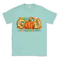 Seafoam with god all things are possible Classic Tee - CowGirlArtShop