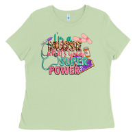 Matcha I'm a Nurse what's your superpower Ladies Tee - CowGirlArtShop