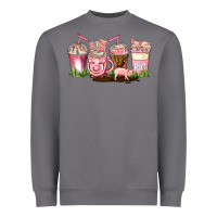 Storm pig coffee cups Heavyweight Sweatshirt - AdoDesignShop