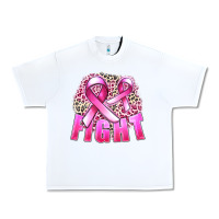 White fight cancer Urban Heavy Tee - FaDigitalArtStudio