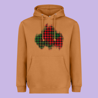 Christmas Glitter Patch Heavyweight Hoodie Designed By Adodesignshop
