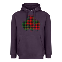 Plum christmas glitter patch Heavyweight Hoodie - AdoDesignShop