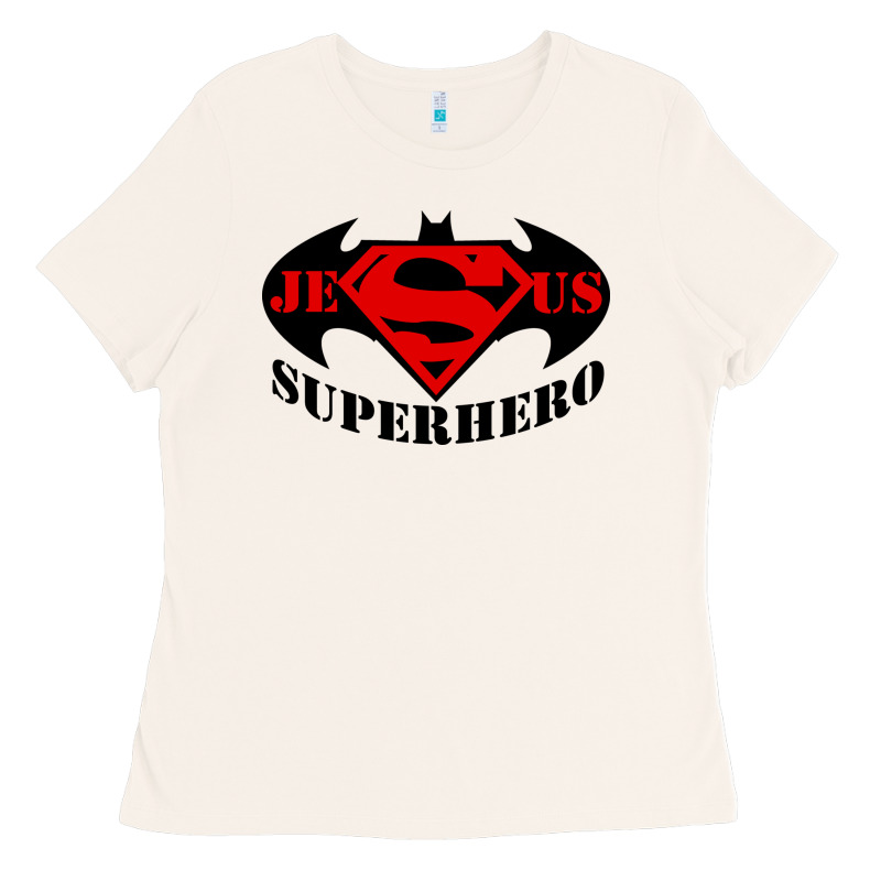 Jesus Is My Superhero New Ladies Tee by linhVisuals | Teevron