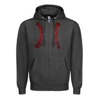 Charcoal Heather ball stitch Zipper Hoodie - AdoDesignShop