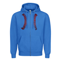 True Royal ball stitch Zipper Hoodie - AdoDesignShop