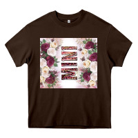Chocolate Brown mother’s day mini flowers tumbler tbs Heavy Core Tee - TumblerDesignByShophia