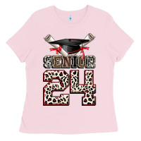 Bubblegum Pink senior 24 Ladies Tee - CowGirlArtShop