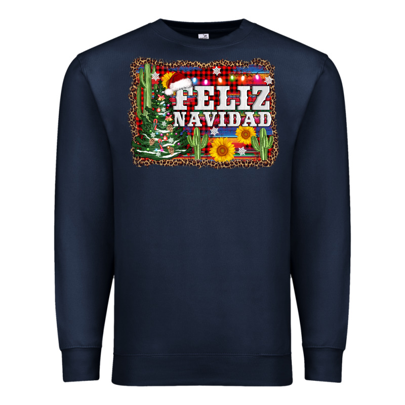 Feliz Navidad Premium Sweatshirt by AdoDesignShop | Teevron
